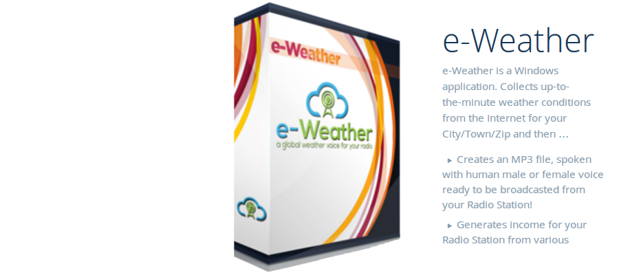 spoken weather box